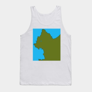 Monterey, California Map Tank Top